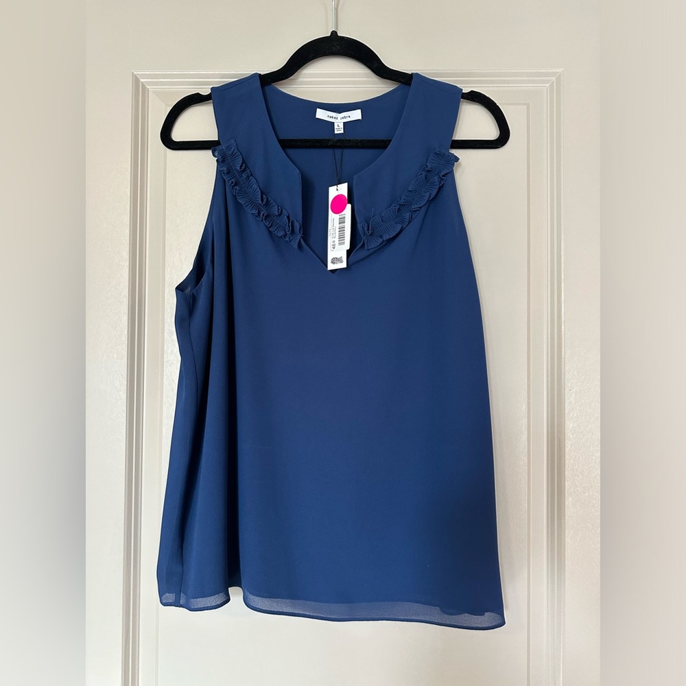 Navy Work Blouse